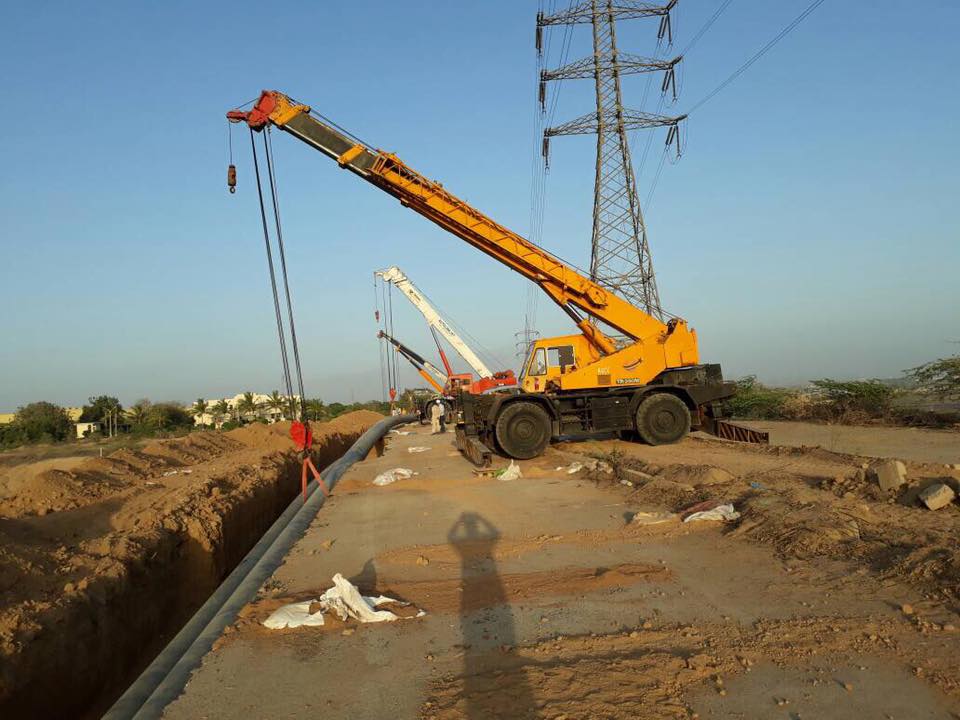 Hascol Terminals Ltd Terminal at Port Qasim 30 Inches Pipeline (In Progress)
